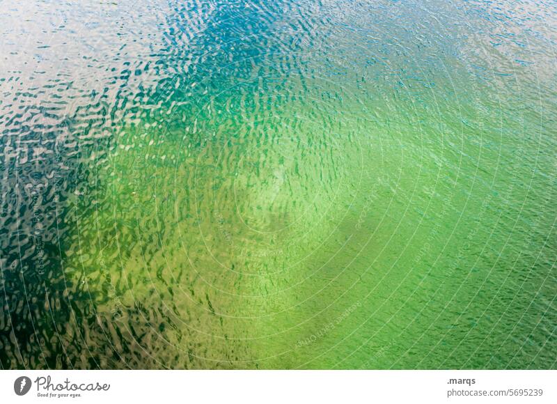 Landunter Wasser See Wasseroberfläche Strukturen & Formen Natur Reflexion & Spiegelung Wellen Hintergrundbild Flüssigkeit nass Bewegung Wasserfarbe blau wellig
