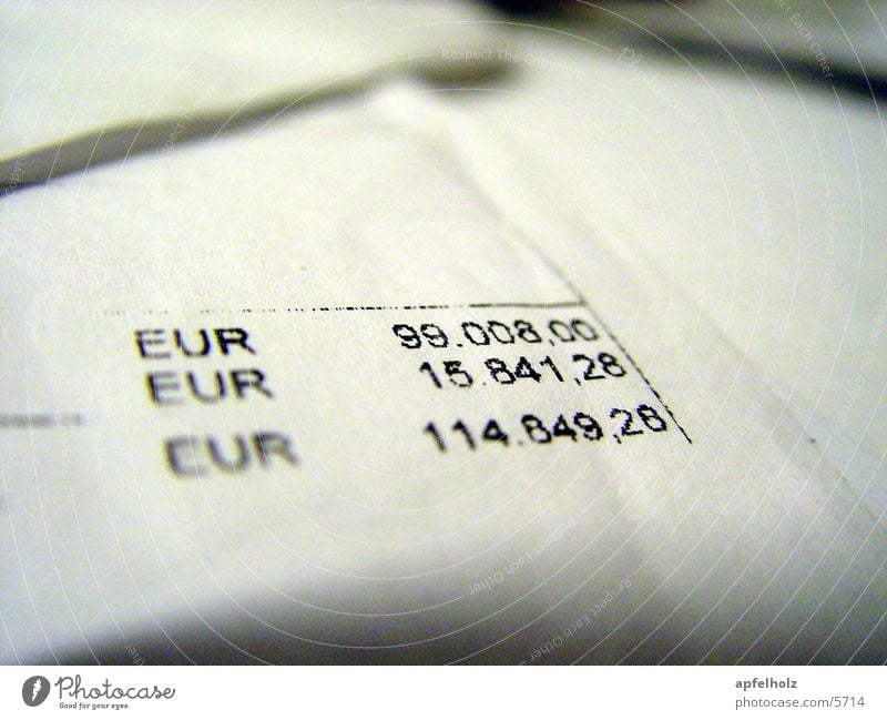 teuro Post Makroaufnahme Nahaufnahme Euro rechnen Ziffern & Zahlen unsumme Preisschild