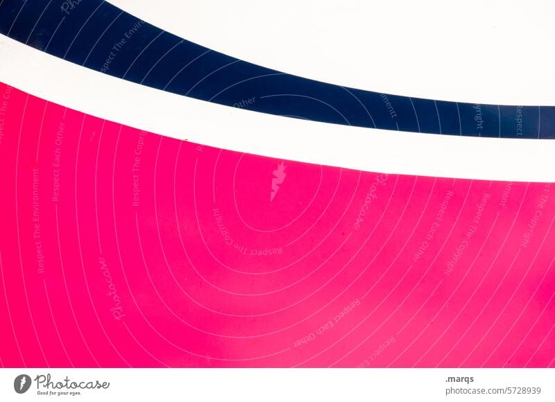 Rennstreifen rennstreifen Grafik u. Illustration Blech Mobilität Design weiß blau elegant Streifen Linie Metall Lack rosa Nahaufnahme Fahrzeug Verkehr KFZ Auto