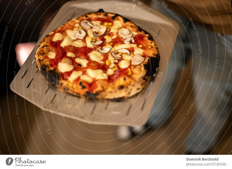 Selbstgemachte Pizza Essen Essen zubereiten essen und trinken DIY Italienische Küche Mozzarella Mozzarella-Käse kochen kochen & garen Pizzaofen pizzabäcker