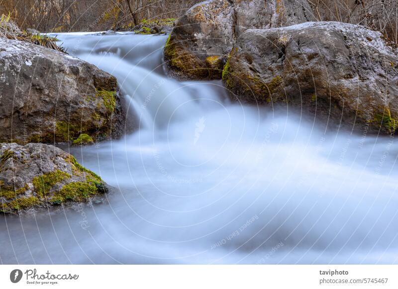 schöner Wasserfall in der Tureni-Schlucht apuseni Anziehungskraft Herbst Schönheit Bach Karpaten Kaskade farbenfroh Detailaufnahme fließend fließender Bergfluss