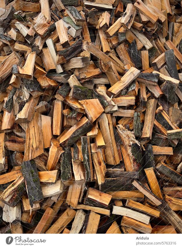 Brennholzhaufen Holz Stapel Holzstapel Brennstoff Forstwirtschaft Abholzung Nutzholz Vorrat Baumstamm Umwelt Natur gestapelt Wald Ofen Haufen braun