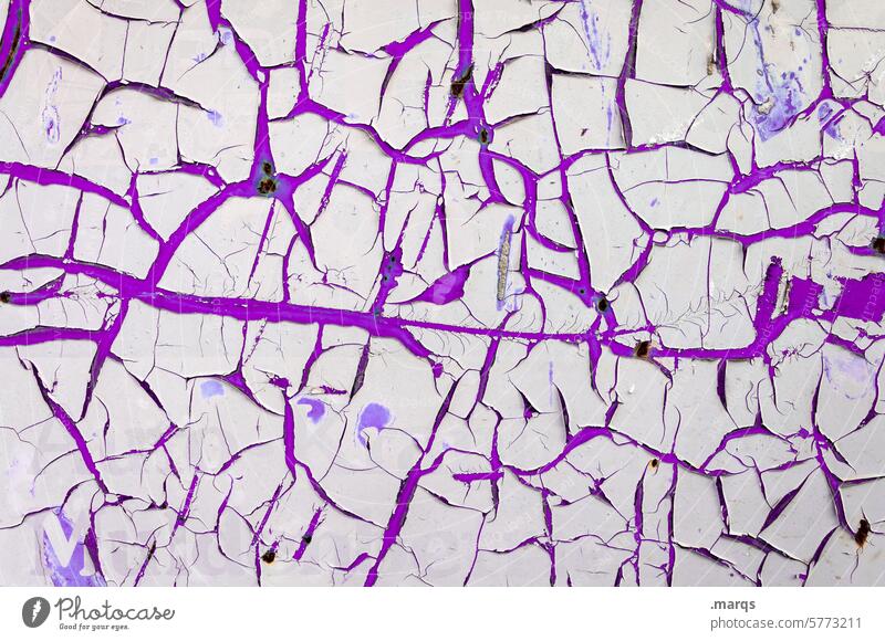 Spröde Farbstoff Strukturen & Formen abblättern Nahaufnahme Wand Vergänglichkeit Lack Farbe Verfall abblätternde Farbe Hintergrundbild Riss Wandel & Veränderung