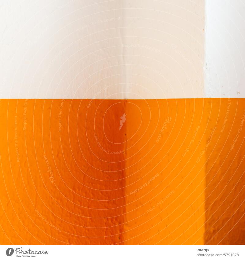 Pilsener Bier Alkohol trinken Ecke Farbe gelb weiß Schaumkrone abstrakt Nahaufnahme Grafik u. Illustration Wand Feierabend Feierabendbier Geometrie