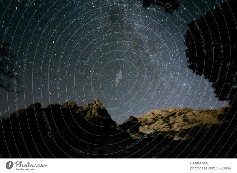 alles was mit un anfängt | unbeschreiblich  viele Berge Landschaft Berge u. Gebirge Himmel Umwelt Gipfel Klima Natur Felsen Nacht Nachtaufnahme Nachthimmel