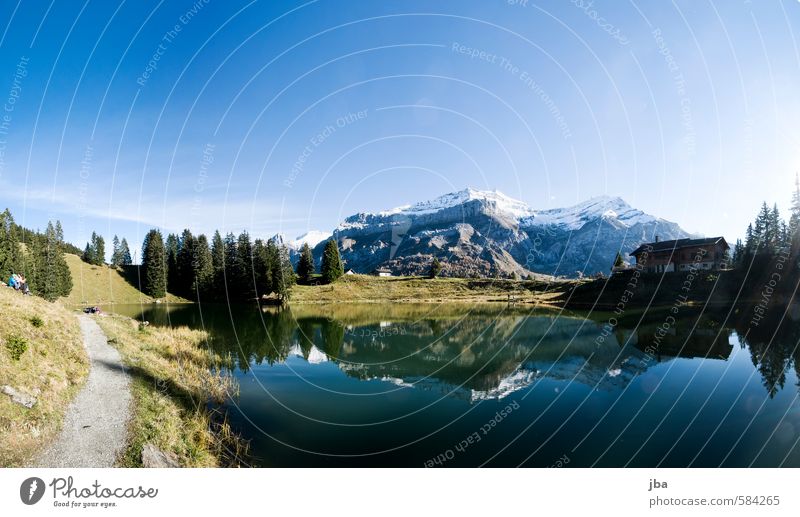 Lac Retaud Wohlgefühl Zufriedenheit Erholung ruhig Ausflug Sommer Berge u. Gebirge wandern Natur Landschaft Wasser Herbst Schönes Wetter Felsen Alpen Gipfel