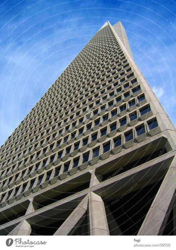 Wolkenkratzer San Francisco Hochhaus Gebäude bank of america pyramid Architektur