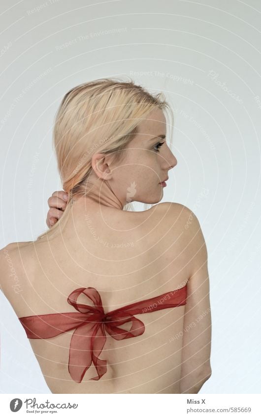 missx-mas schön Körperpflege Valentinstag Weihnachten & Advent Geburtstag Mensch feminin Junge Frau Jugendliche Rücken 1 18-30 Jahre Erwachsene blond Verpackung