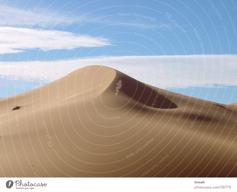 Dune Marokko Sand Stranddüne Sahara desert landscape