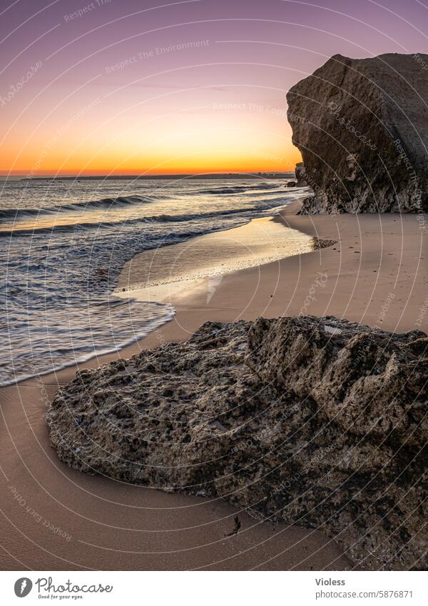 immer noch Portugal :-) Algarve strand meer Sonnenuntergang urlaub reise Atlantik Gale entspannen erholen Felsen
