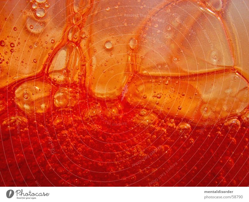 für emma75 ... abstrakt rund Kreis Oval Inhalt Konzentration Schaum Flüssigkeit Blut Körperflüssigkeit Duschgel rot Luft durchsichtig Sauberkeit Reinigen Gel