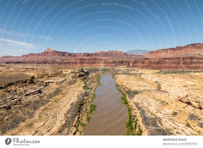 Luftaufnahme des White Canyon, Glen Canyon National Recreation Area Schlucht Landschaft Antenne weiße Schlucht Erholungsgebiet USA Fluss trocken wüst Natur