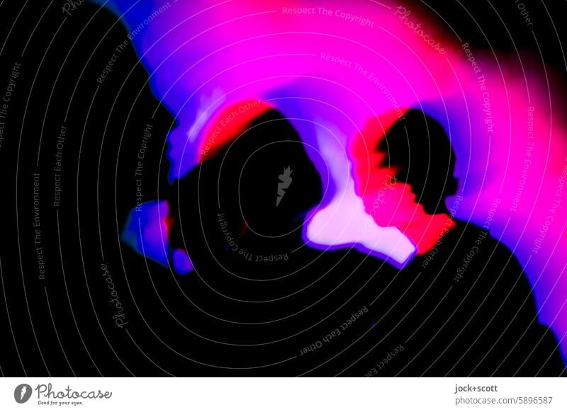 Techno Party Club Nachtleben Tanzen Lightshow Gegenlicht Silhouette Fuckparade Lifestyle Kunstlicht clubbing ausgehen nachtaktiv Hintergrundbild psychedelisch