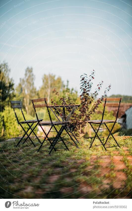 #A0# Sitzecke stühle Garten Idylle Ruhe Kleinod Tisch aussenbereich Kleingarten kleingarten schrebergarten kleingartenkolonie erholung