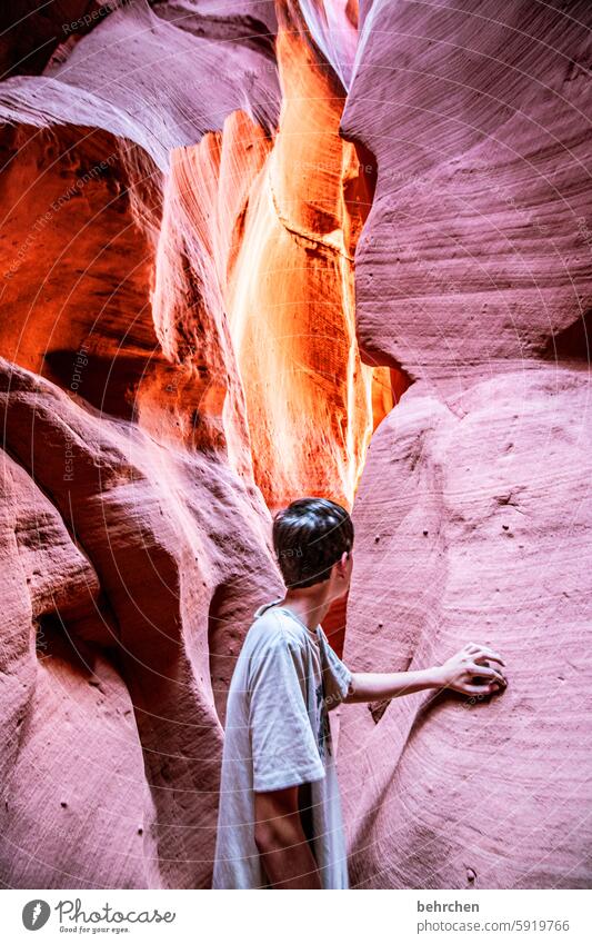 wenn wir staunen beeindruckend faszinierend canyon fantastisch Arizona Ferien & Urlaub & Reisen außergewöhnlich Ferne Natur Amerika USA Antelope Canyon