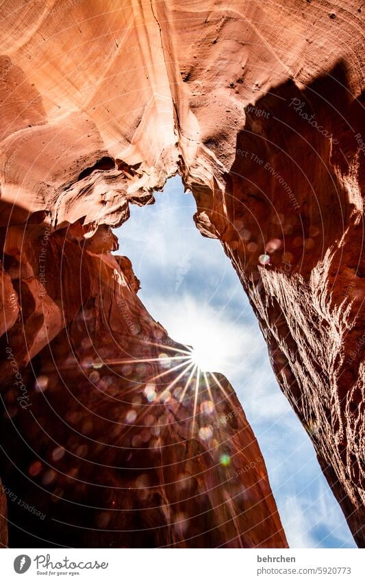 ein stück vom himmel beeindruckend faszinierend Schatten Licht canyon Antelope Canyon Himmel außergewöhnlich fantastisch USA Amerika Arizona Natur Ferne