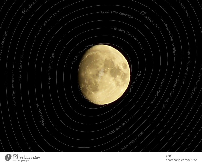 the moon Nacht schwarz dunkel Planet Mond Himmel