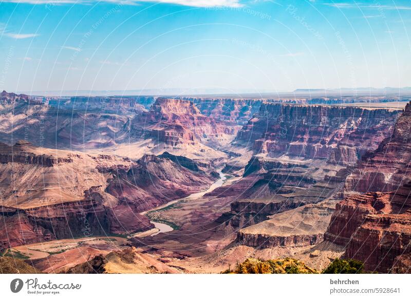 mein allerletztes lieblingsthema | wunderwelt Ferien & Urlaub & Reisen Ferne Aussicht Felsen Colorado River Fluss überwältigend überwältigt Natur Grand Canyon