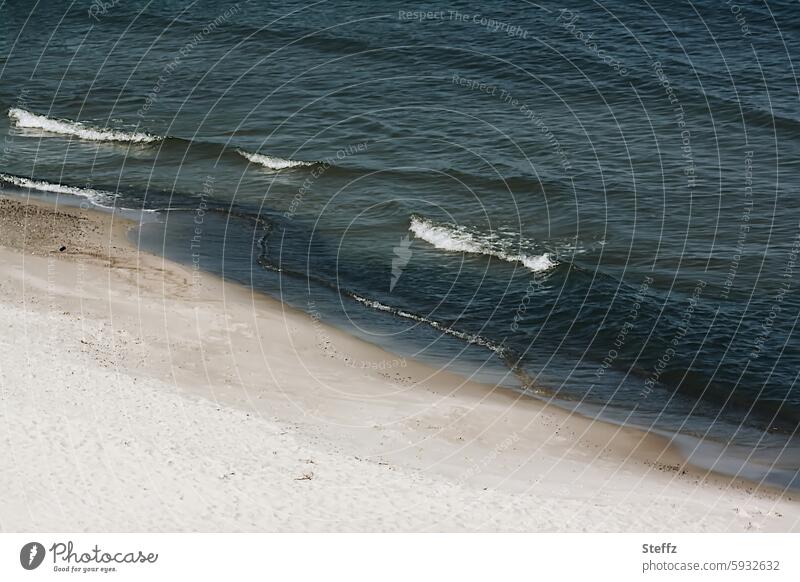 Ostseestrand, für Beruhigung und Entspannung Ostseeküste Meer Strand Wellen Sand Wasser Ostseeurlaub Meeresstrand Meeresküste Baltic Sea Baltisches Meer Urlaub