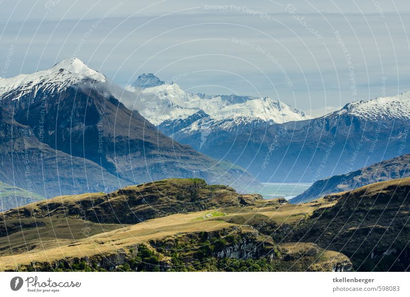 Rocky Mountain Neuseeland III Natur Landschaft Berge u. Gebirge Schneebedeckte Gipfel Gletscher wandern Wanaka Klettern Felsen Der Herr der Ringe Tourismus