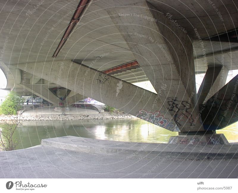 Donaukanalbrücke Brücke Abwasserkanal Architektur