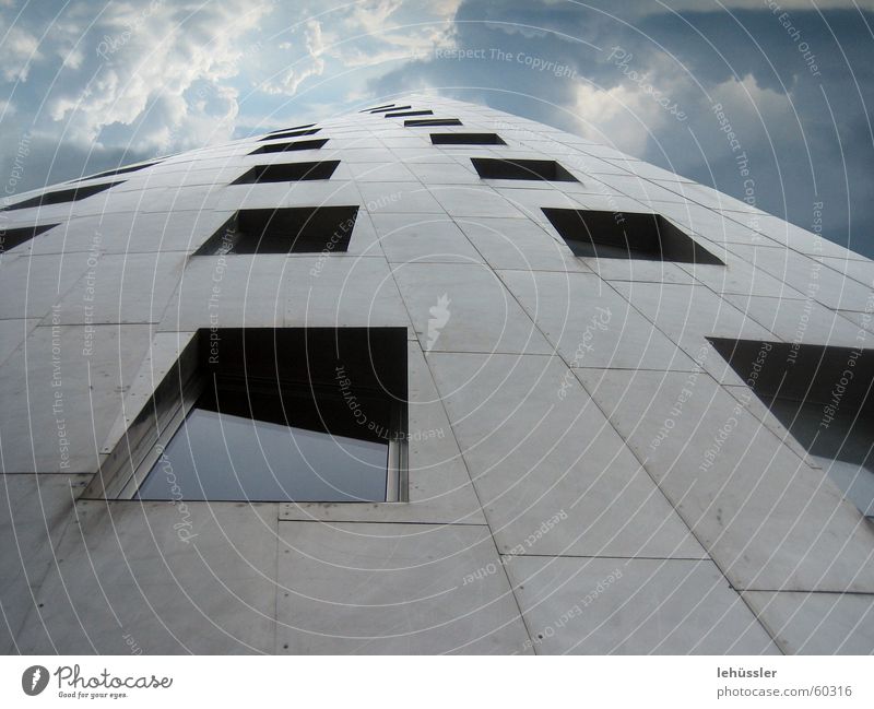 rise up to the sky Hannover Himmel Fenster Wolken Steintor Gehry Bauten building architecture window sheet clouds shadow Schatten