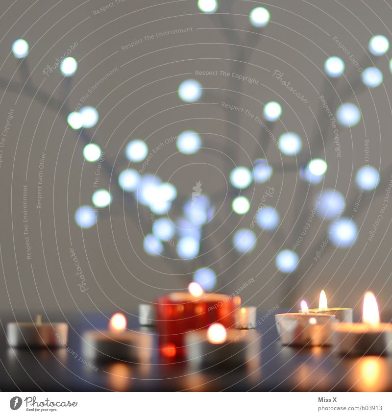 Bunte Lichter Wellness Erholung ruhig Meditation Dekoration & Verzierung Lampe Feste & Feiern Weihnachten & Advent leuchten hell Stimmung Romantik Teelicht