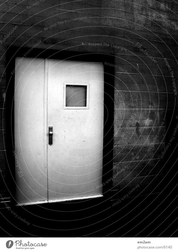 white door to heaven weiß Architektur Tür black Burg oder Schloss