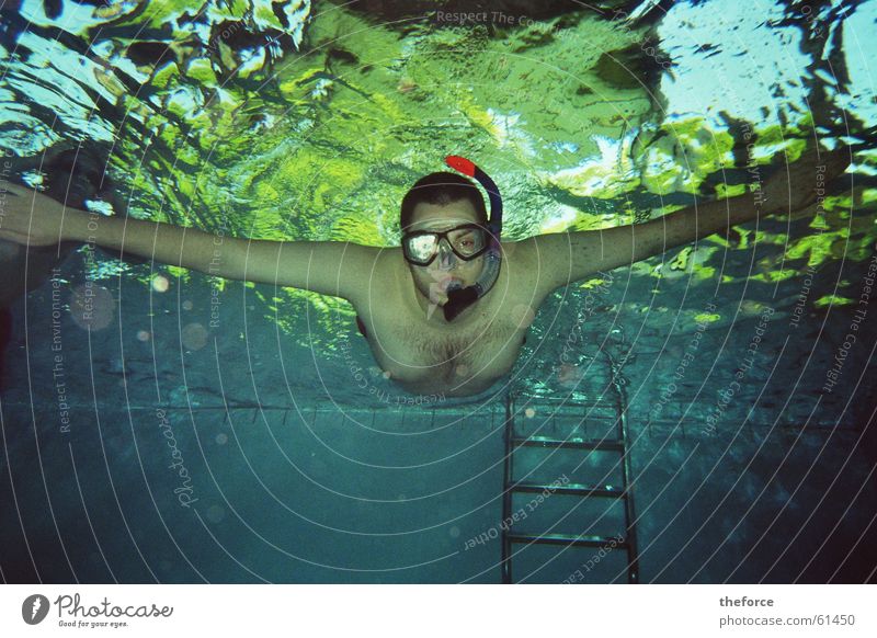 Ich Tauche! tauchen Schnorcheln Schwimmbad dlrg Wasser Unterwasseraufnahme Schwimmen & Baden