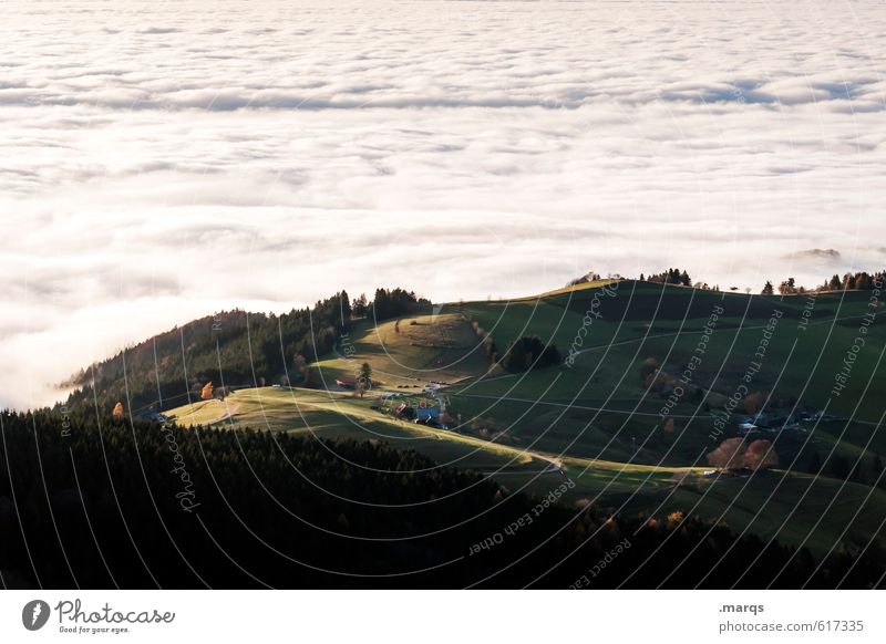 Insel Ausflug Umwelt Natur Landschaft Urelemente Wolken Horizont Sommer Klima Klimawandel Wetter Pflanze Wiese Hügel inversionswetter Aussicht Erholung