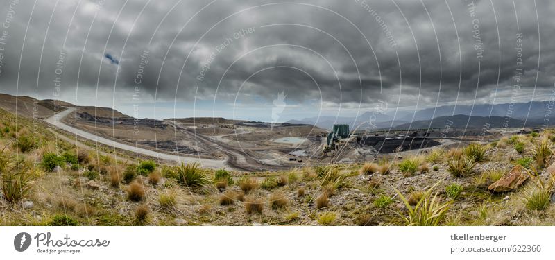 Open Cast Coal Mine Stockton Baumaschine Natur Landschaft Himmel Wolken Gewitterwolken Klimawandel Berge u. Gebirge Arbeit & Erwerbstätigkeit Tourismus