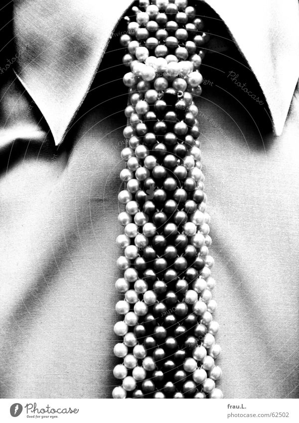 Perlen für Ihn Robe Abend Hemdkragen Krawatte Kitsch Geschmackssinn Stil Abendgarderobe festlich Gala ausgehen schick Bekleidung Mann Begrüßung kravatte binder