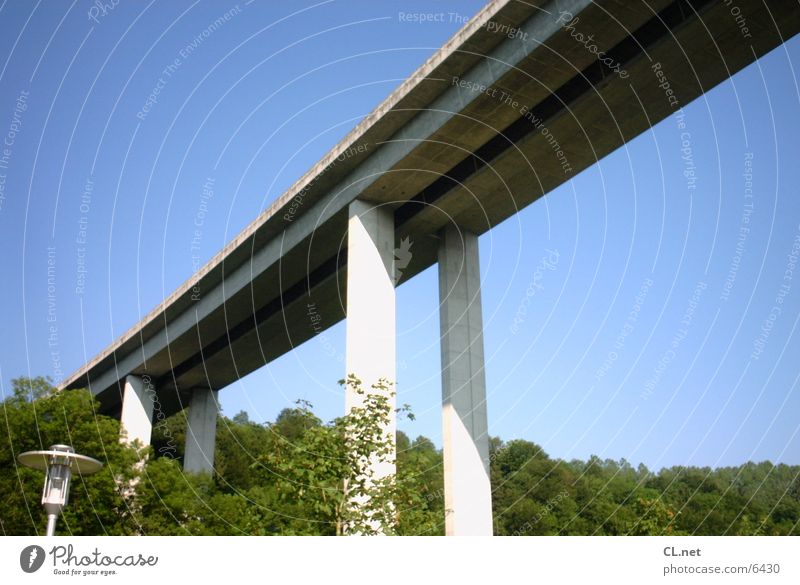 Autobahnbrücke Beton Verkehr Brücke Landschaft