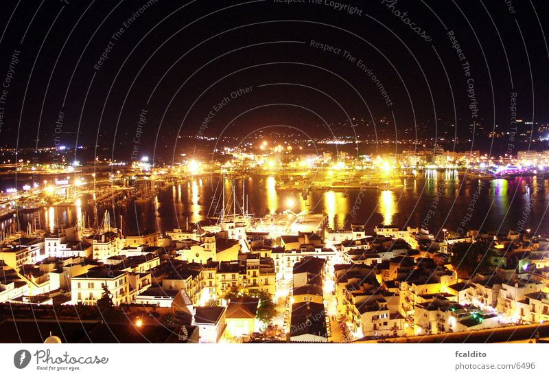 Port Ibiza night Nacht Nachtleben Portwein Europa Tor