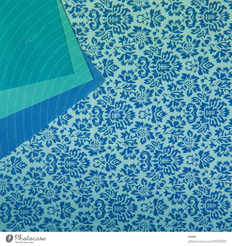Mustafa11 Lifestyle Stil Design schön Freizeit & Hobby Basteln Kunst Schreibwaren Papier Verpackung Ornament Freundlichkeit Kitsch niedlich retro blau türkis