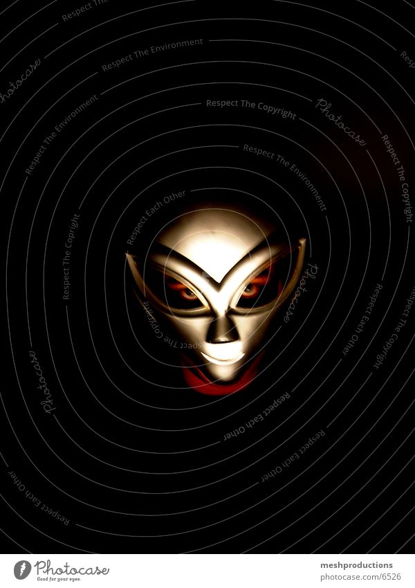 Alien Mask II Fototechnik Außerirdischer SPACE CARNIVAL