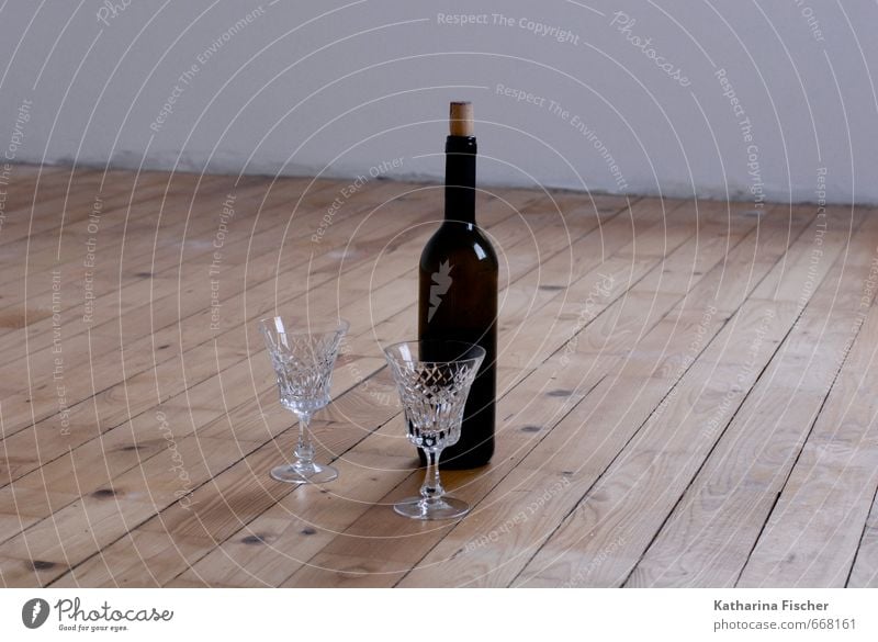 #668161 Getränk Alkohol Wein Flasche Glas Feste & Feiern Holz genießen trinken Häusliches Leben braun rot weiß Rotwein Weingläser Weinglas Kristallglas