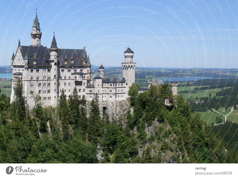 Neuschwanstein Tourismus Ein Lizenzfreies Stock Foto Von