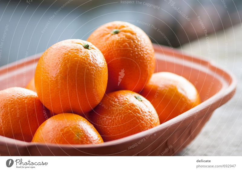 Orangen I Lebensmittel Frucht Ernährung Vegetarische Ernährung Obstkorb Schalen & Schüsseln Gesundheit Gesunde Ernährung Wohlgefühl genießen lecker