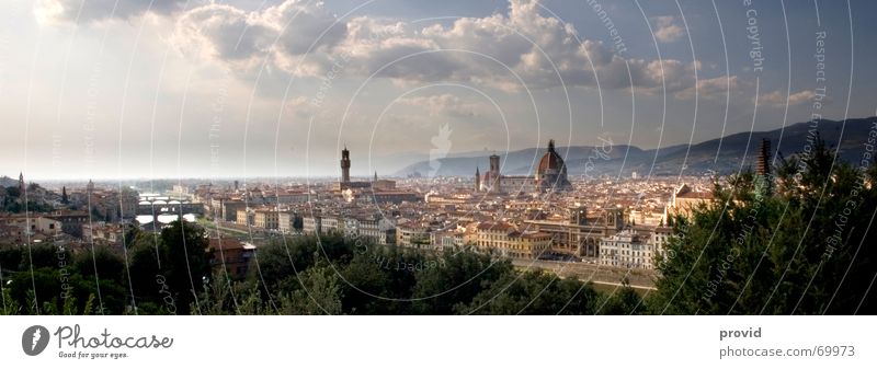 Florenz Stadt Ferien & Urlaub & Reisen Italien Panorama (Aussicht) Kunst Kultur Dom Religion & Glaube provid groß Panorama (Bildformat)