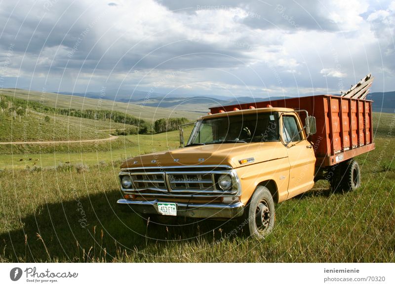 Pick me Up Oldtimer Pickup Länder Western Colorado Nostalgie fahren country ford Rost alt fun PKW Lastwagen