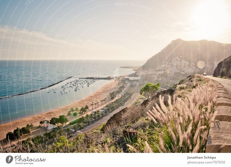 San Andrés / Teneriffa XXXVI Umwelt Natur Landschaft Himmel Sonne Sommer Schönes Wetter Pflanze Gras Hügel Felsen Wellen Küste Strand Bucht Meer Insel