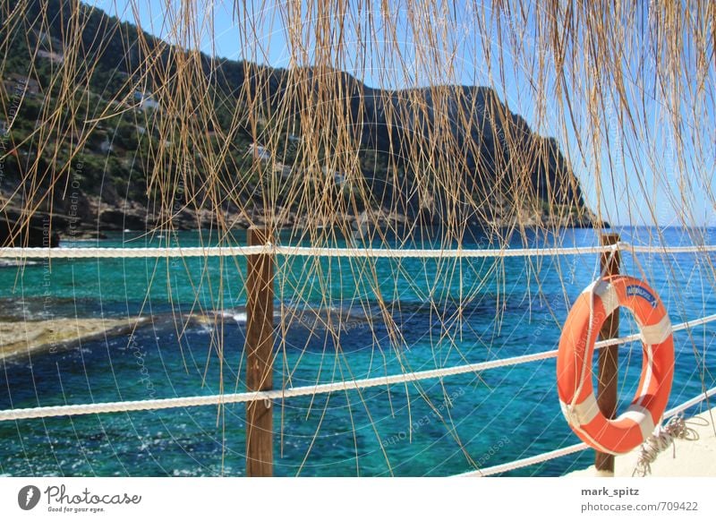 Beachclub Lifestyle Reichtum Ferien & Urlaub & Reisen Tourismus Ausflug Abenteuer Sommer Sommerurlaub Sonne Sonnenbad Strand Meer Insel Wellen Mallorca