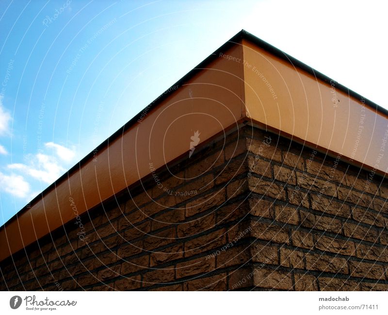 THE EDGE | hochhaus gebäude architektur Gebäude Backstein Wolken Haus Niederlande satt Hochhaus Material Gleichgültigkeit Fenster live Block Beton Etage trist