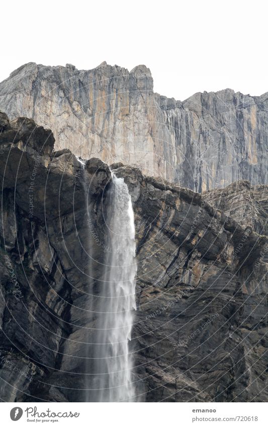 la grande cascade Ferien & Urlaub & Reisen Ausflug Berge u. Gebirge wandern Natur Landschaft Wasser Felsen Gipfel Gletscher Schlucht Bach Fluss Wasserfall