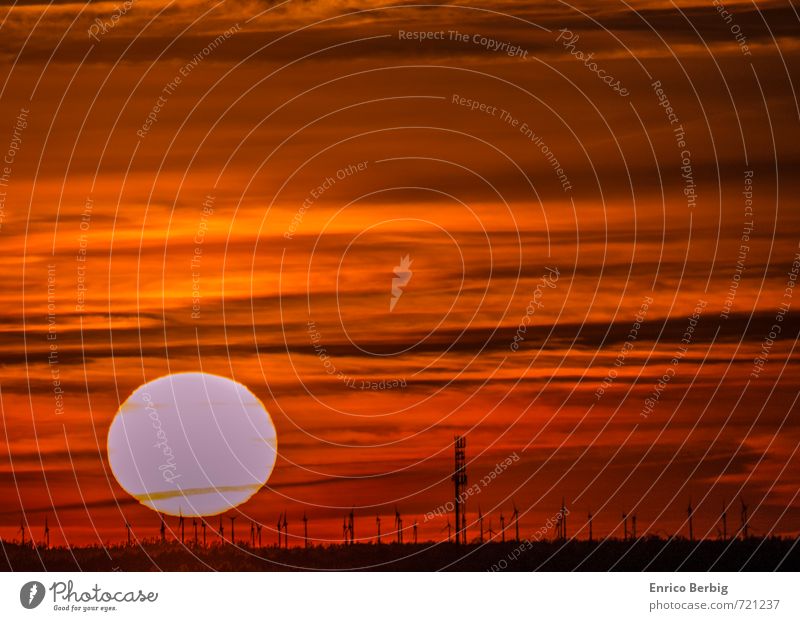 Sonnenuntergang Natur Landschaft Luft Himmel Wolken Sonnenaufgang Sonnenlicht Frühling Sommer außergewöhnlich schön Gefühle Stimmung Glück Zufriedenheit