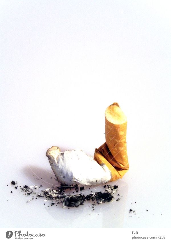kippenstummel Zigarette Rauschmittel Aschenbecher Nikotin Teer Rauch Rauchen letzte Geruch kaputt stickig Dinge Filter Kunststoff gesellschaftsdroge Macht