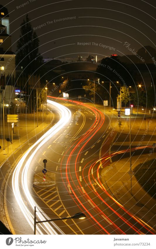 Long. Time. Langzeitbelichtung Dresden Nacht Verzögerung lanzeit blende 32 Straße Autobahn