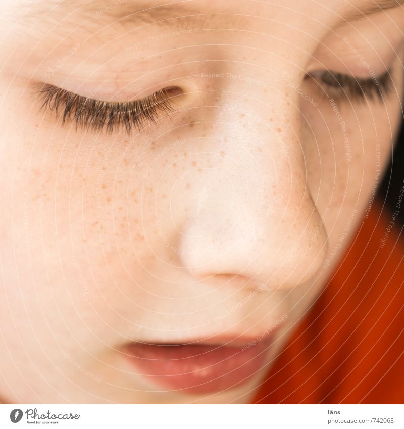konzentriertes Kind Mensch maskulin Junge Kindheit Kopf Gesicht Nase Mund 1 8-13 Jahre beobachten Denken entdecken Blick warten Verschwiegenheit achtsam