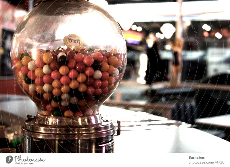 Bubble Gums Kaugummi mehrfarbig Fünfziger Jahre Sechziger Jahre american diner color Amerika bubble gums